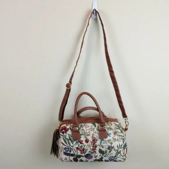 Signare Floral Tapestry Crossbody Bag - Picture 1 of 16